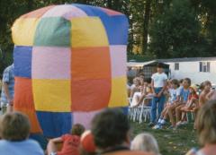 erster Heißluftballon
