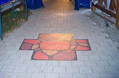 Mosaik im Eingang